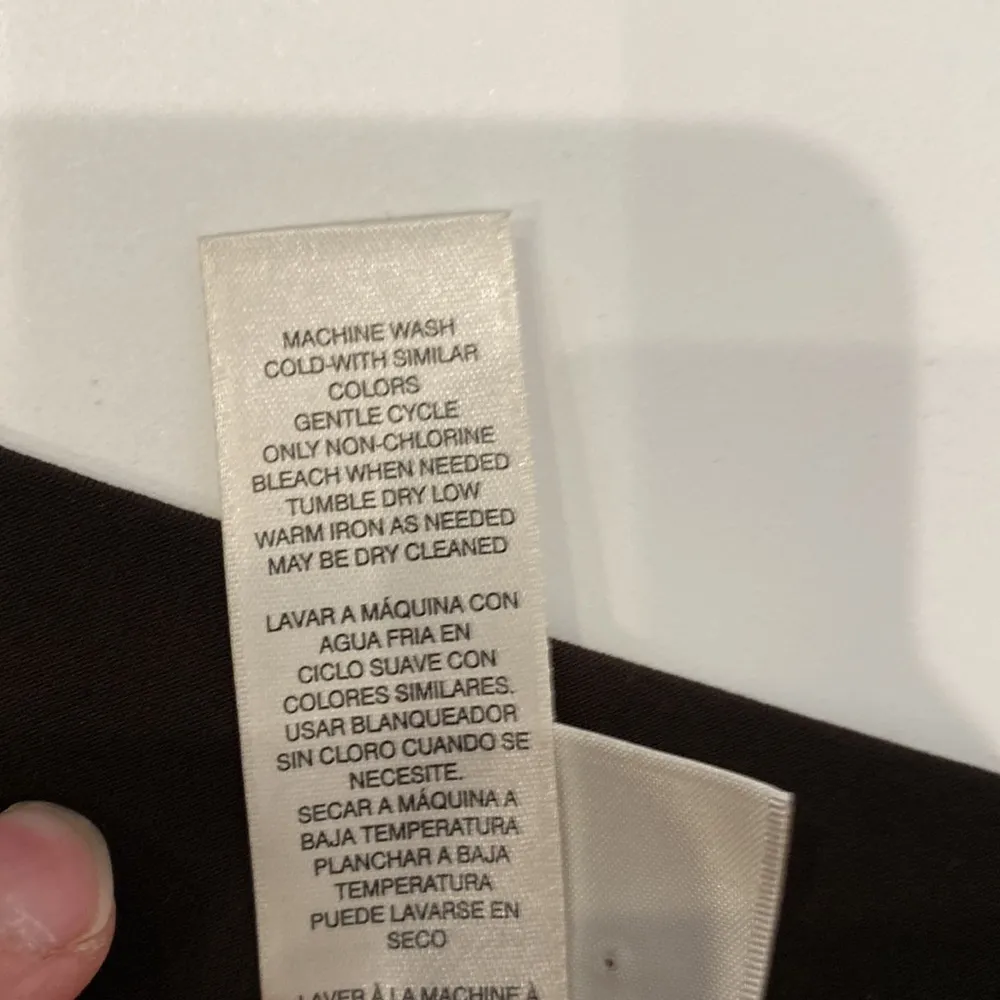 Chico’s Chocolate Brown Elastic Waist Ruched Ankle Ankle Pants Stretch EUC Sz 16 - Image 19