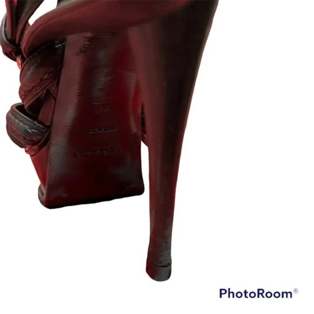 Yves saint Laurent Tribute Hampton Platform heels Black Size 9 - Image 8