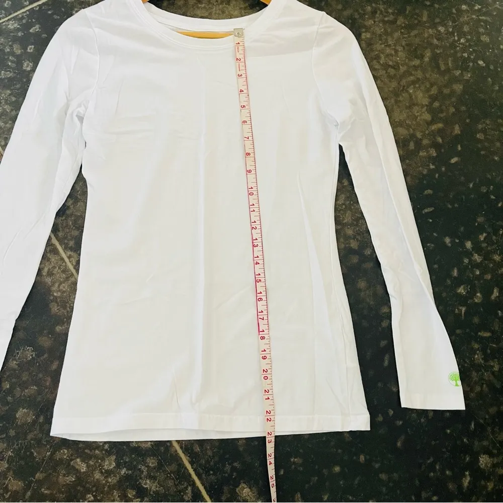 White Long Sleeve Top Size XS - Image 6