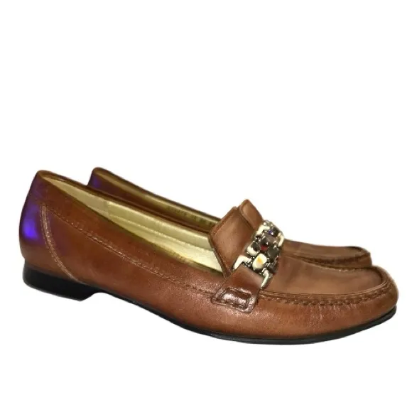 Cole Haan dark tan leather loafers. New!!! - Image 5