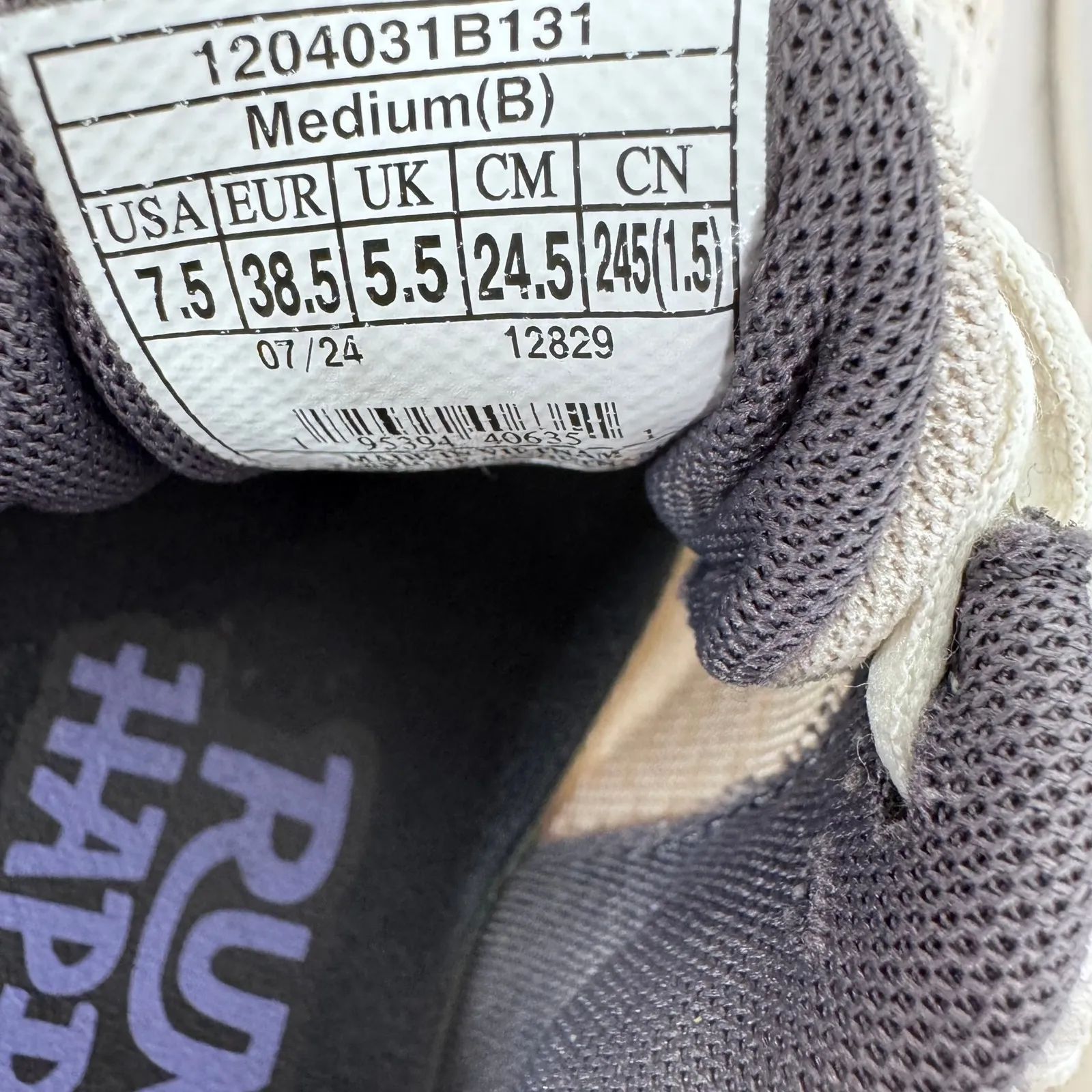 Brooks Anthem 6 Women's Running Shoes White Grey Athletic Sneakers Size 7.5 - Image 3