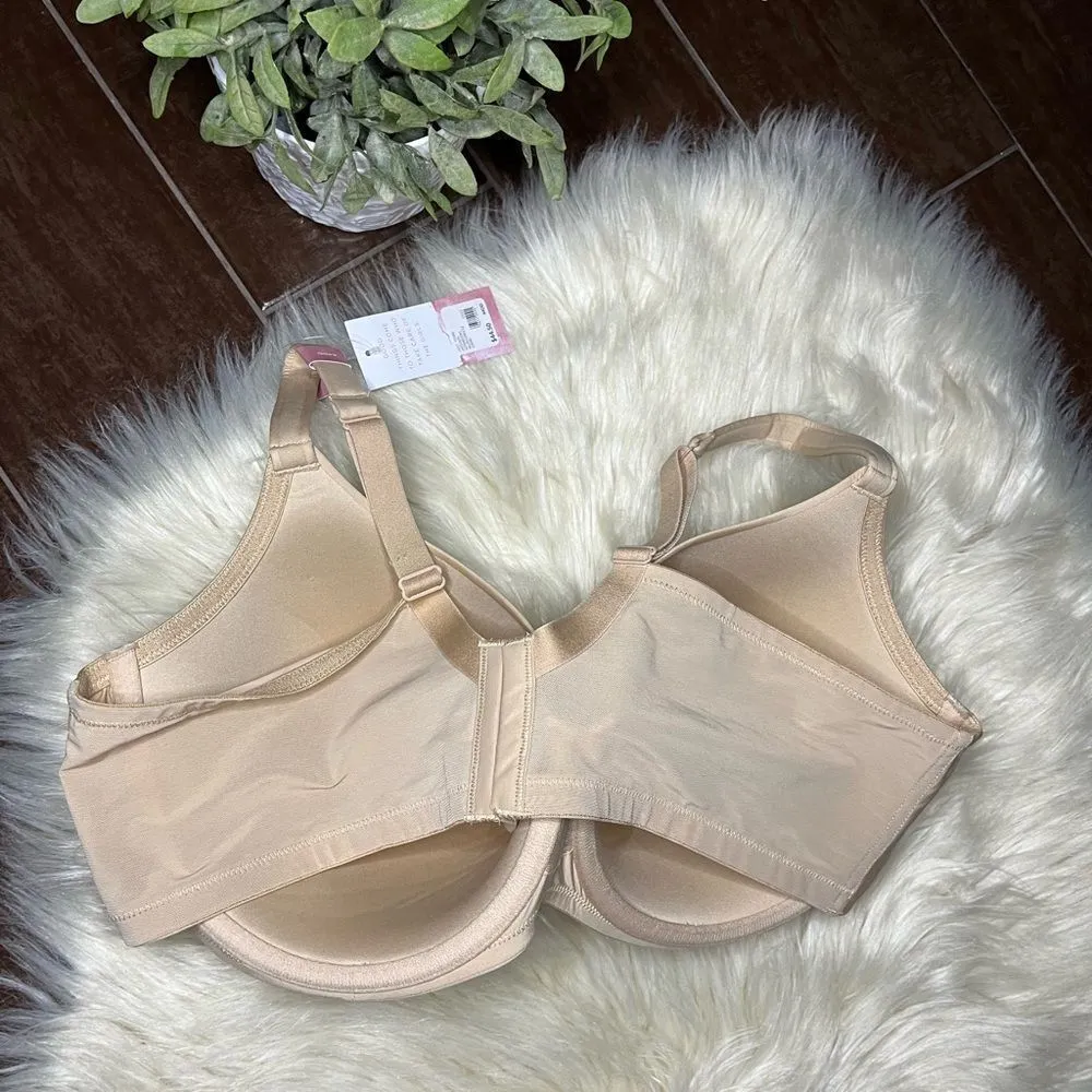 Cacique cooling lightly lined full coverage Beige Bra Sz 44 DD - Image 3