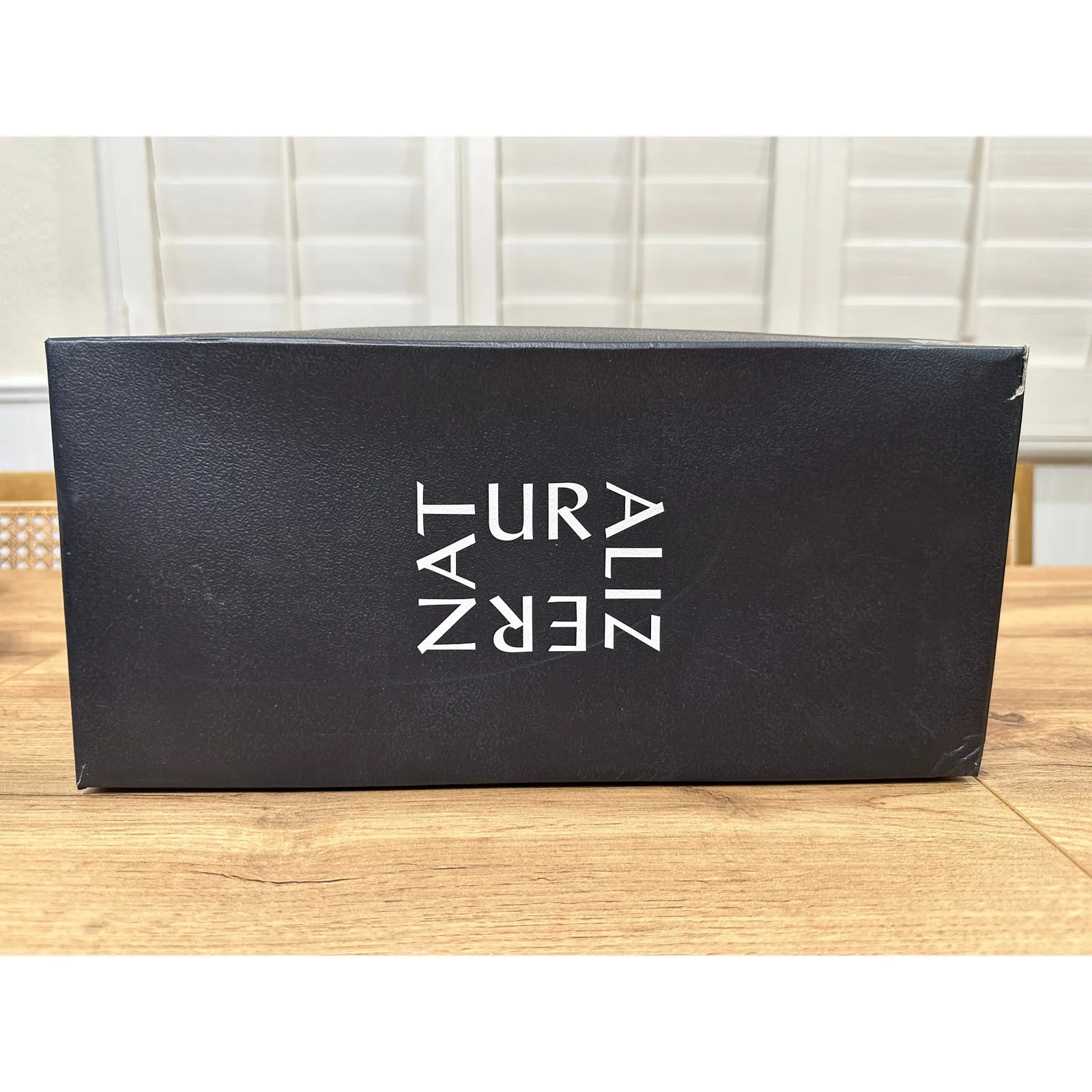 Naturalizer Women's Dressy Becca Flat Black Leather 9 NIB Office Metallic Detail - Image 15