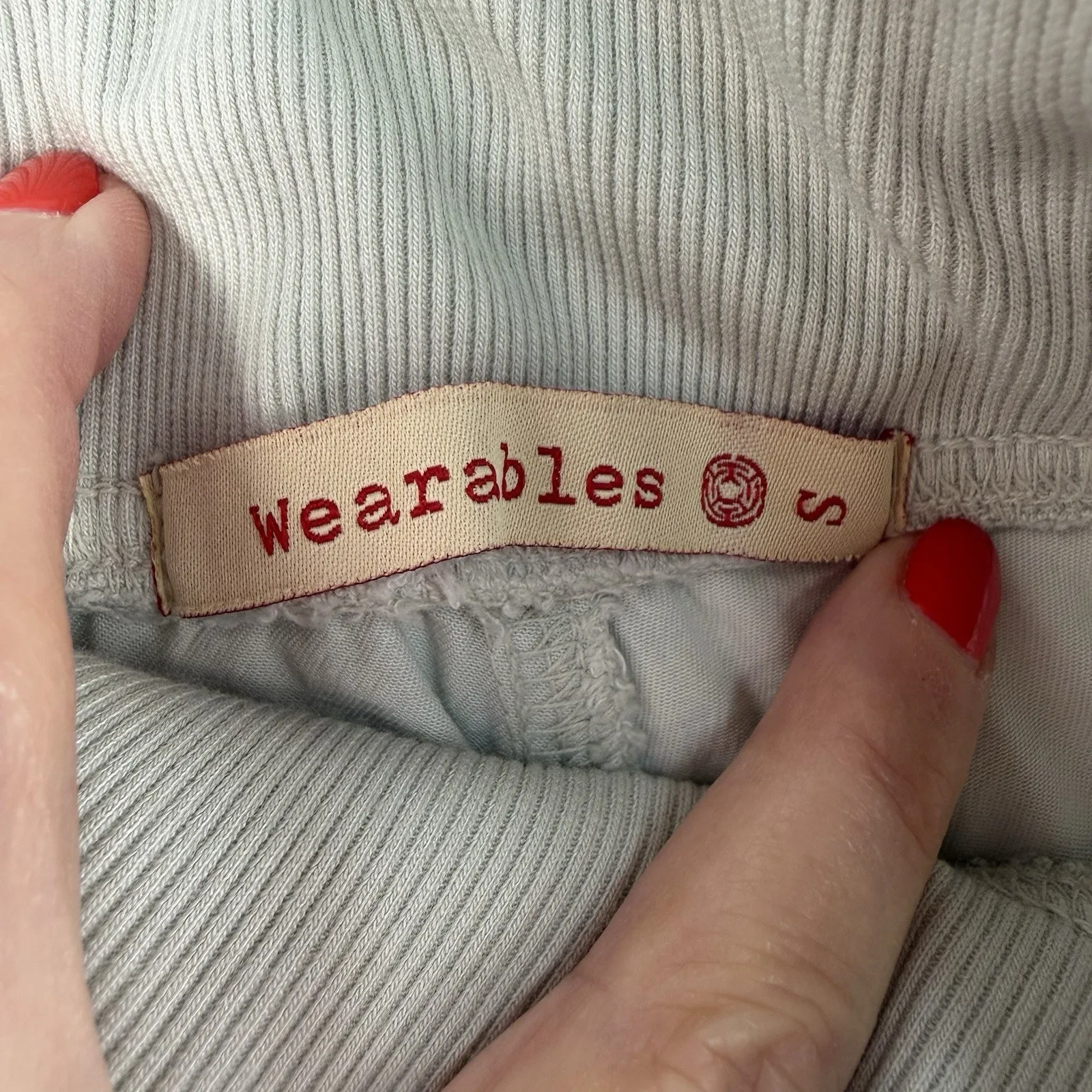 XCVI WEARABLES S Small Crop Cargo Pants Pull On Women’s Green Pockets Lagenlook - Image 4