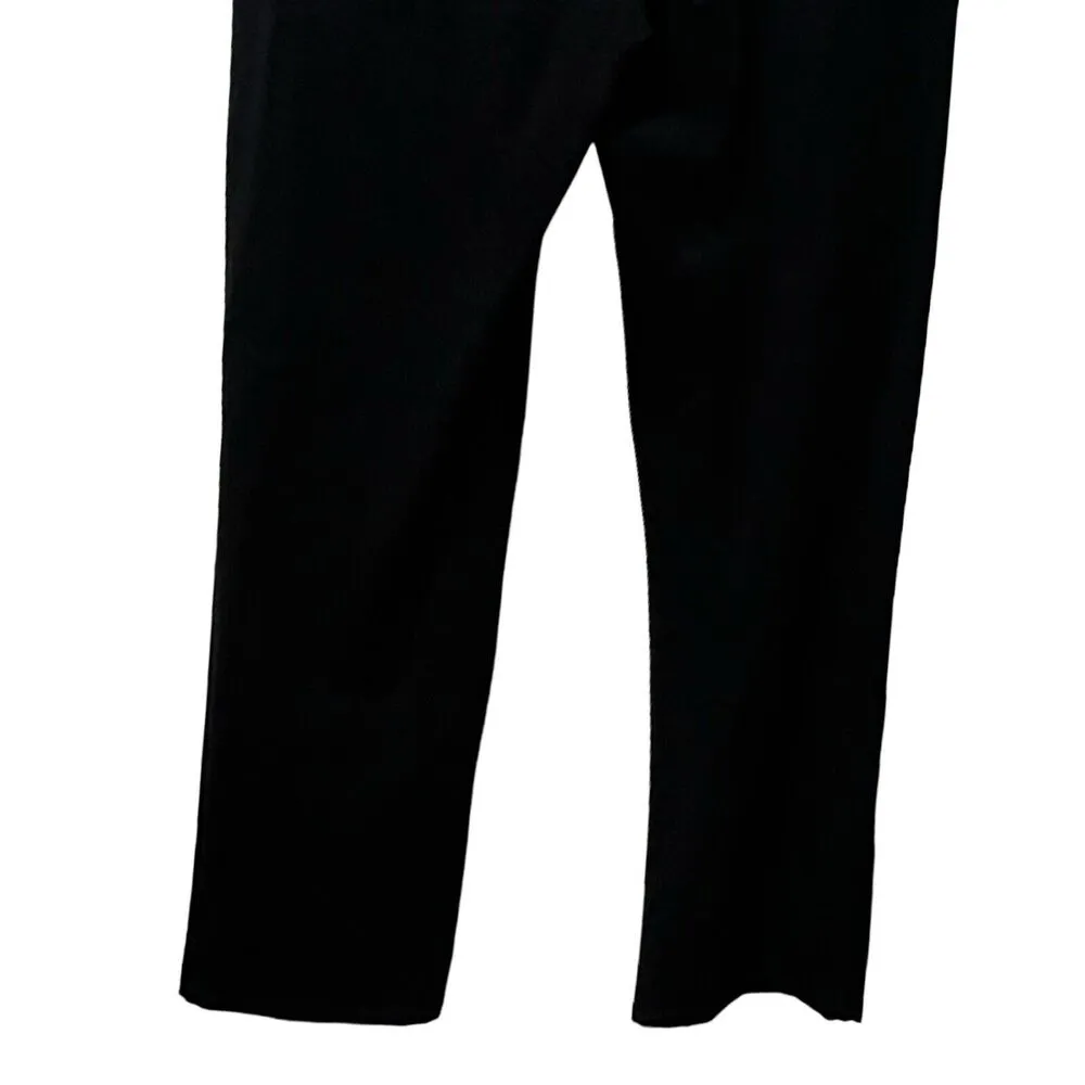 Betabrand Black Straight Leg Classic Dress Yoga Pants Trousers Womens Size L - Image 6