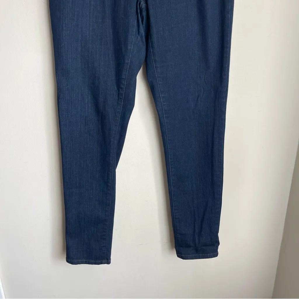Eileen Fisher Organic Skinny‎ Ankle Stretch Jeans Denim Women's Size 12 - F16MDN - Image 2