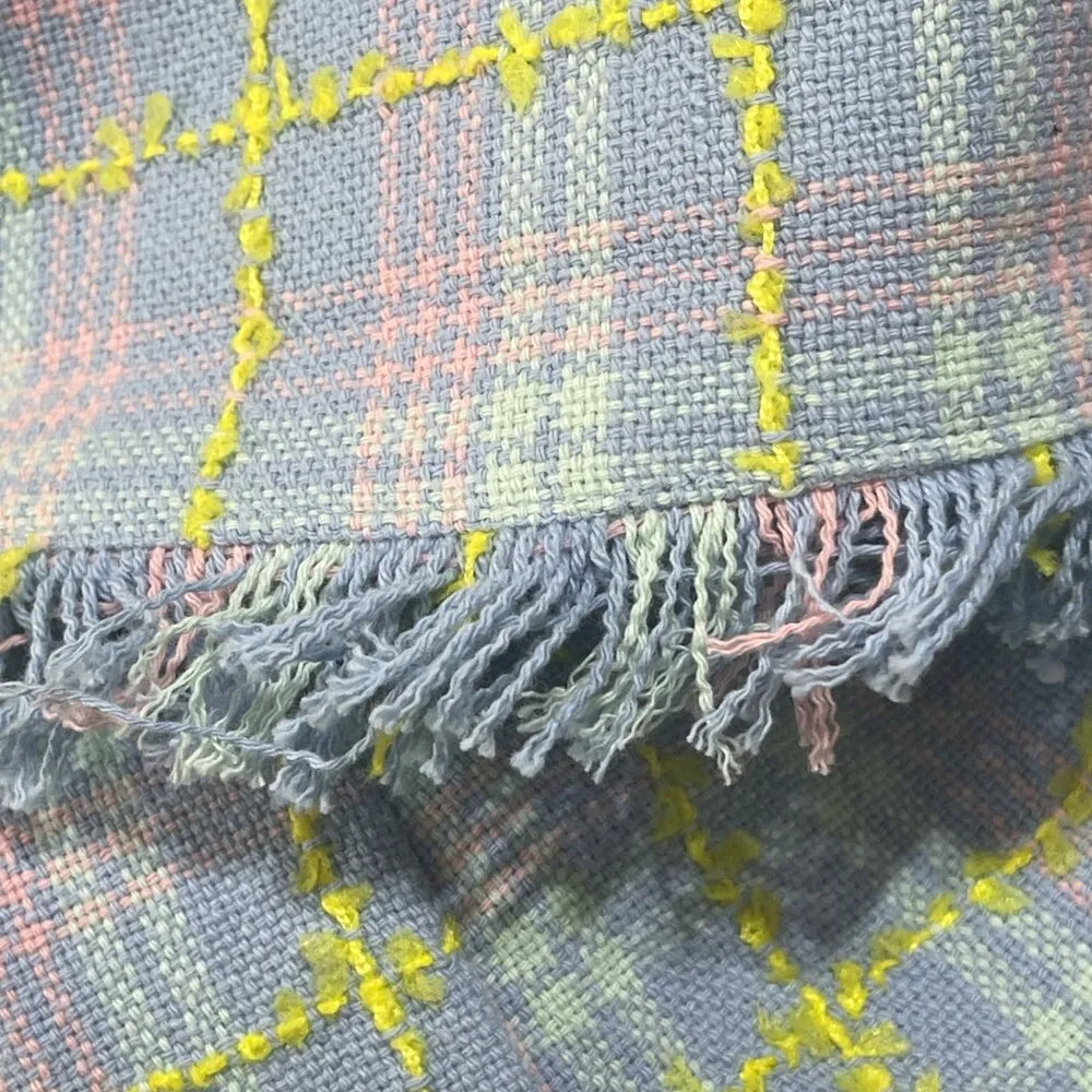 New Ivy City Co Reese Shift Dress in Periwinkle Blue M Medium Tweed - Image 7