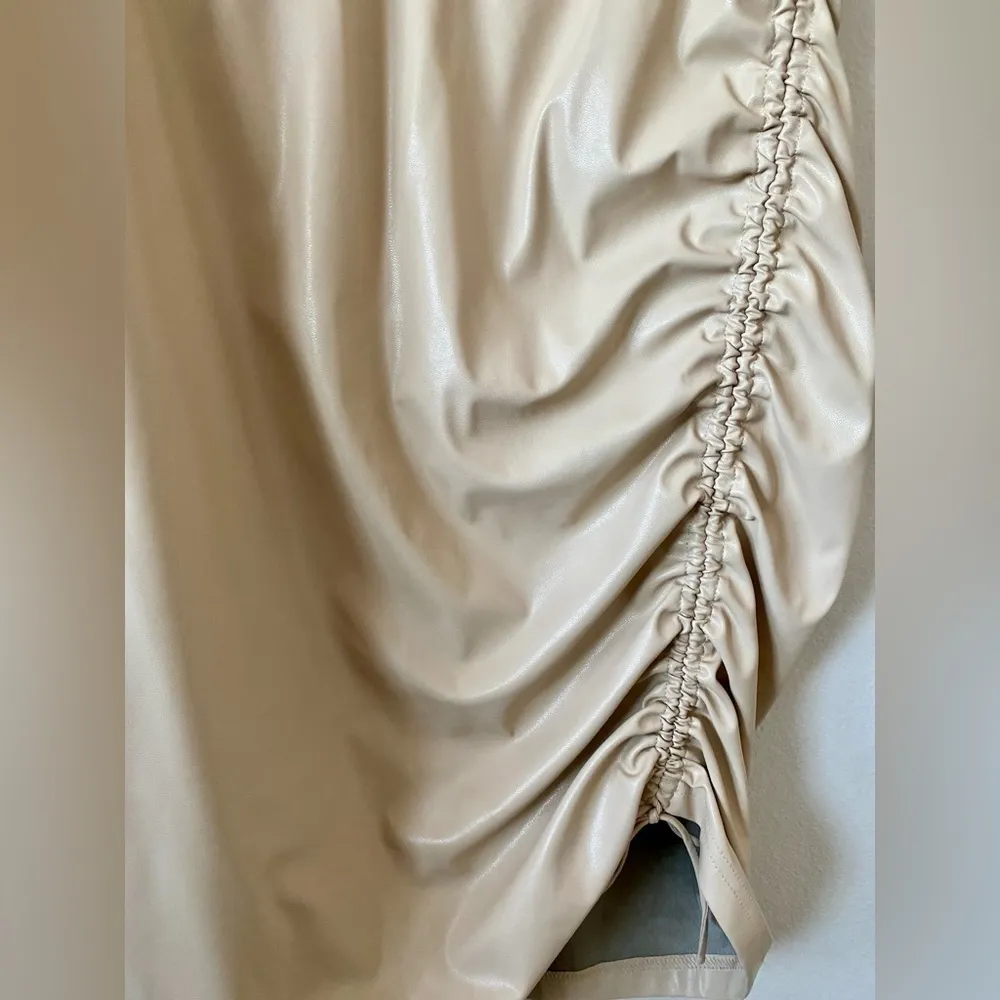 MARANT Etoile Balesi Short Sleeve Mini Dress Chalk - Image 7