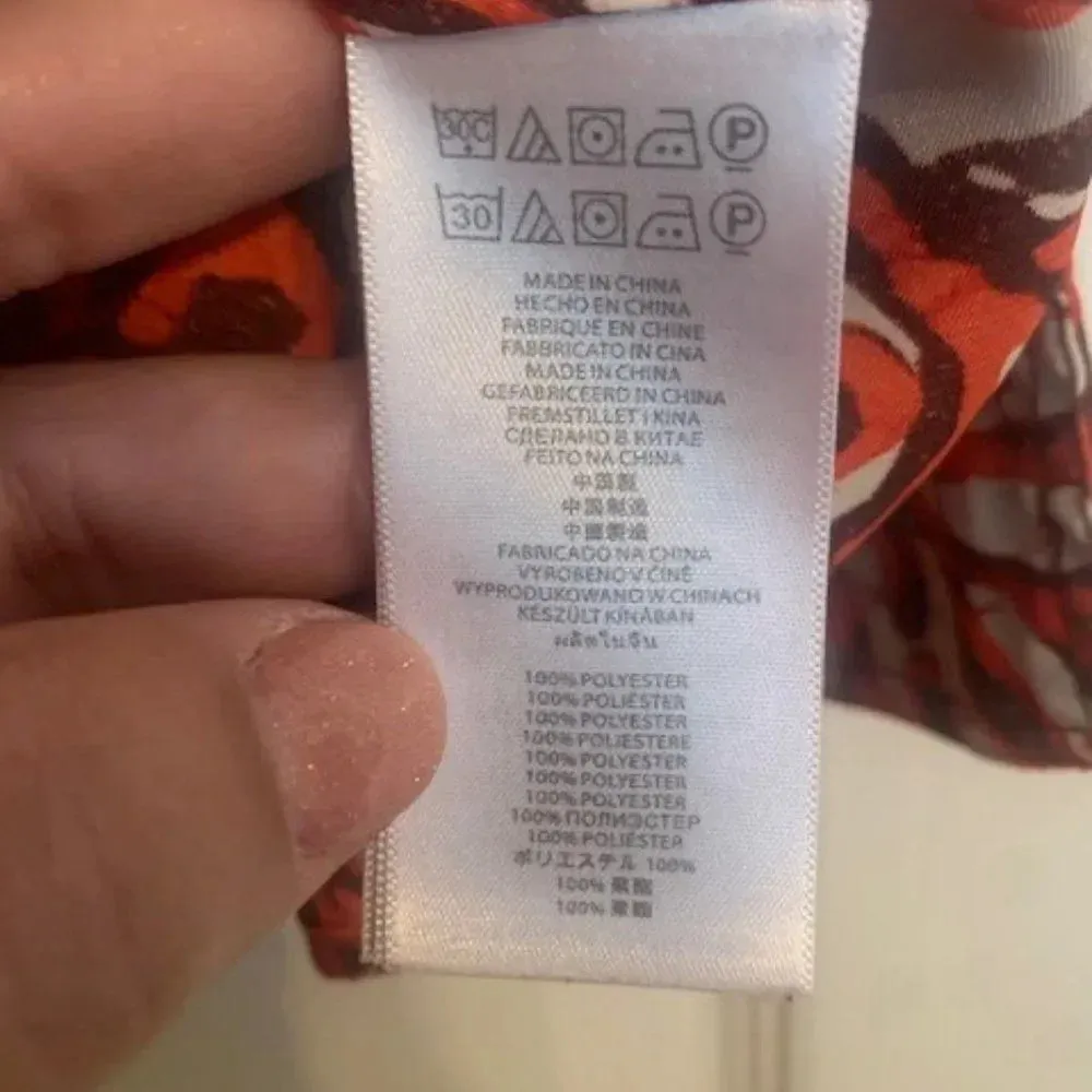 Michael Kors L/S Paisley‎ Button Down 1X Orange - Image 6