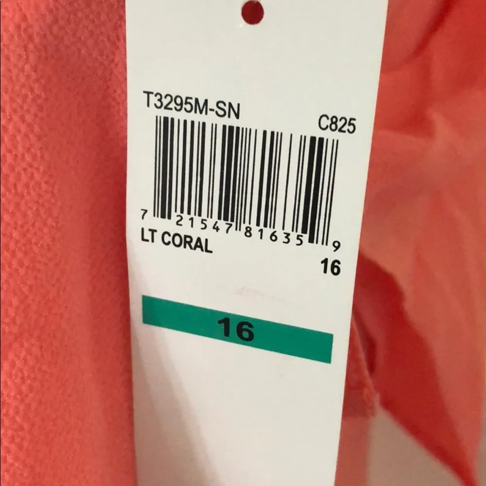 Maggy London Cold Shoulder Dress Coral Size 16 NWT $89.00 - Image 12