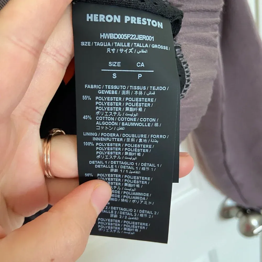 EUC | Authentic Heron‎ Preston women’s cropped track jacket — small - Image 3
