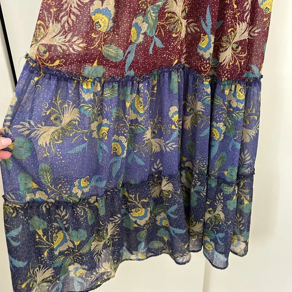 Figueroa & Flower Boho Maxi Dress Blue Size M - Image 5