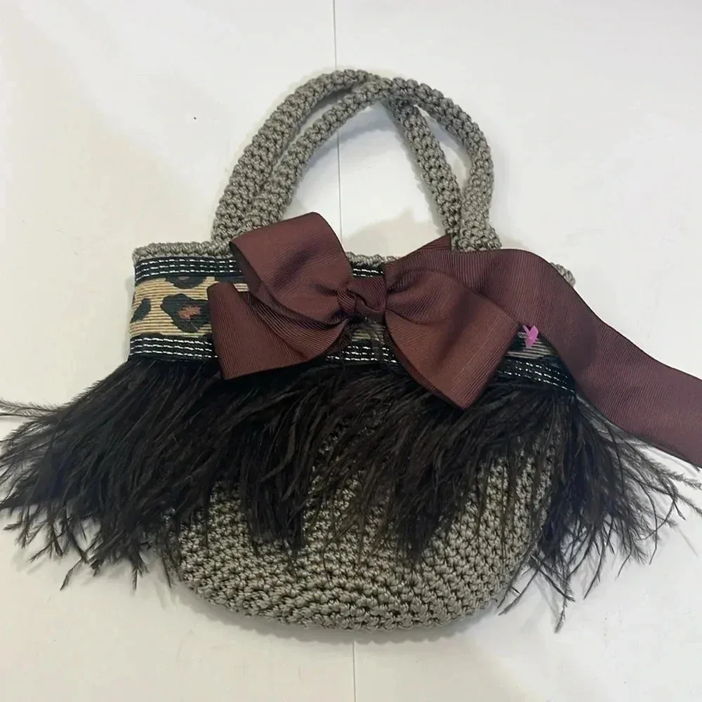 Lucky star culture hand bag S Brown - Image 14