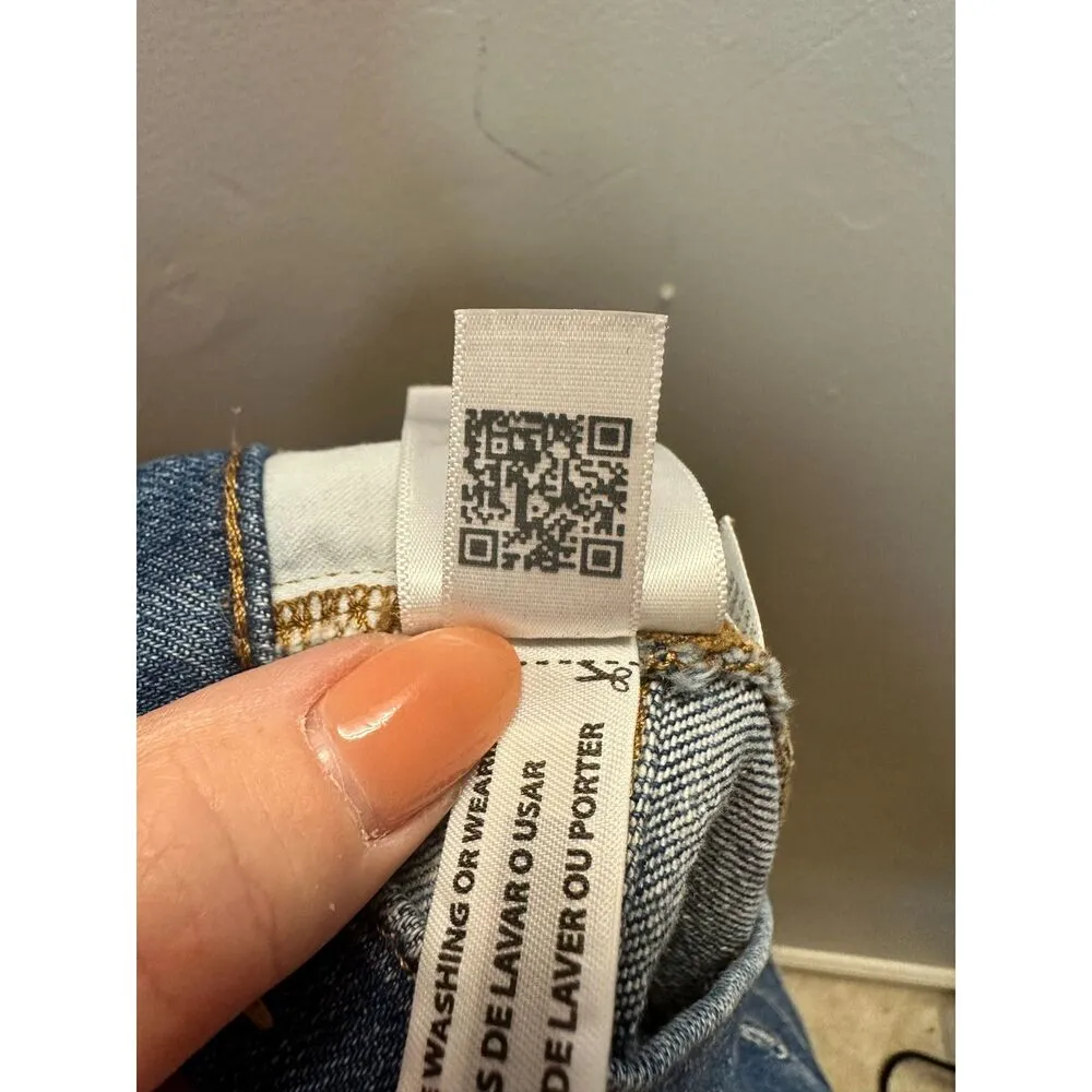 Madewell Women's Size 33P Blue The Perfect Vintage Wide Leg Jeans EUC - Image 7