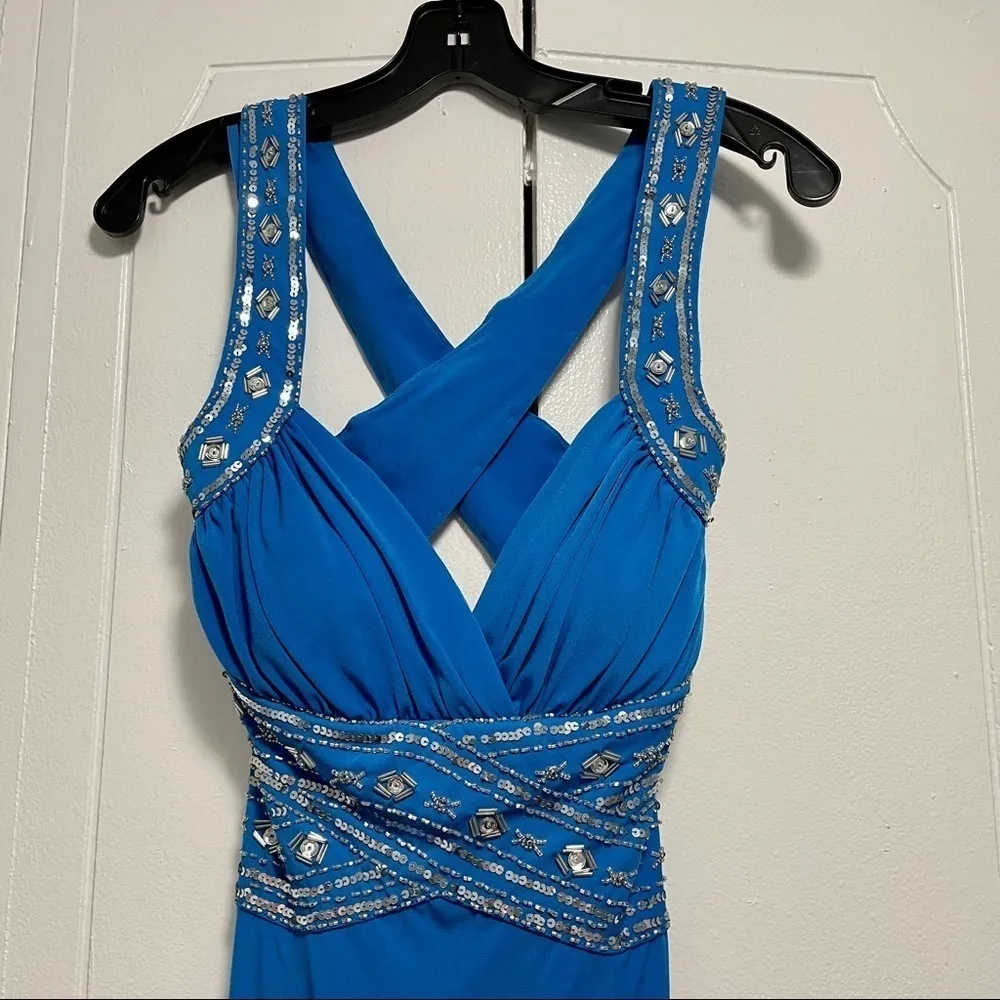 Hailey Logan Light Blue Formal Dress - Image 4