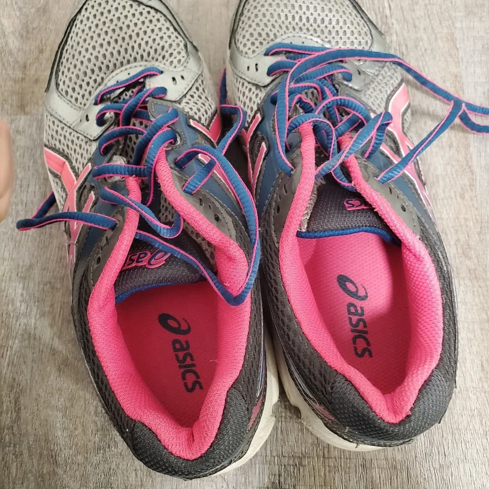 Asics Gel Contend 2 T474Q Pink and Blue Running Sneakers Size 8 - Image 12