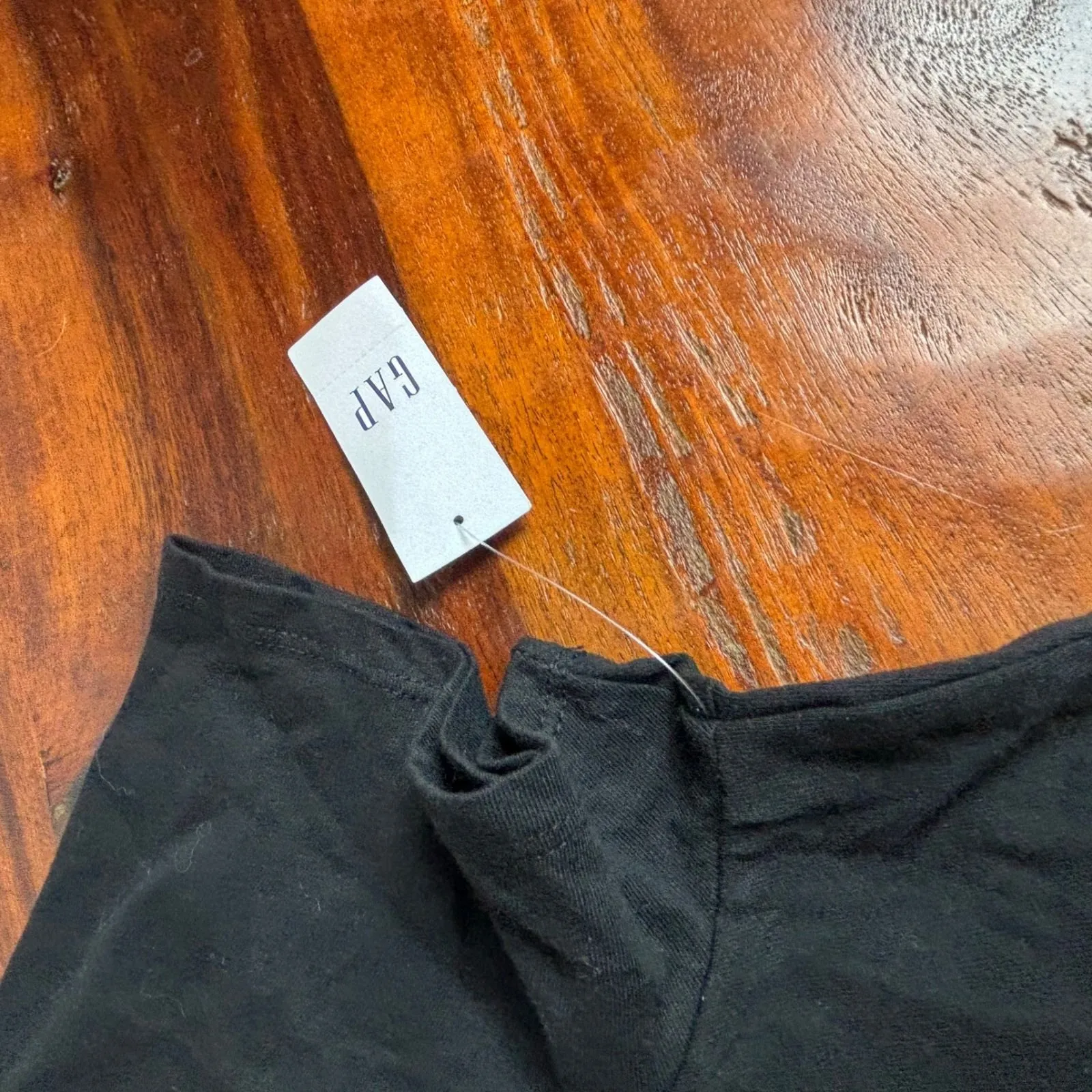 GAP Black Graphic T Shirt Logo Tee Women's XL Short Sleeve Casual Basic - Image 4