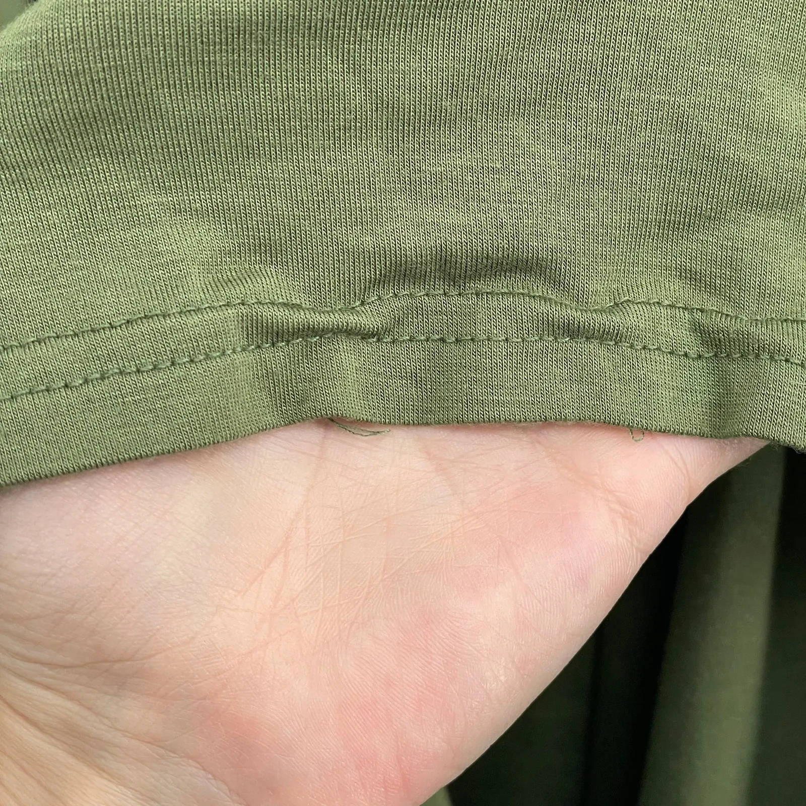 Olive Green Stretchy Maternity Baby Shower Pregnant Party Photos Maxi Dress M Size M - Image 9