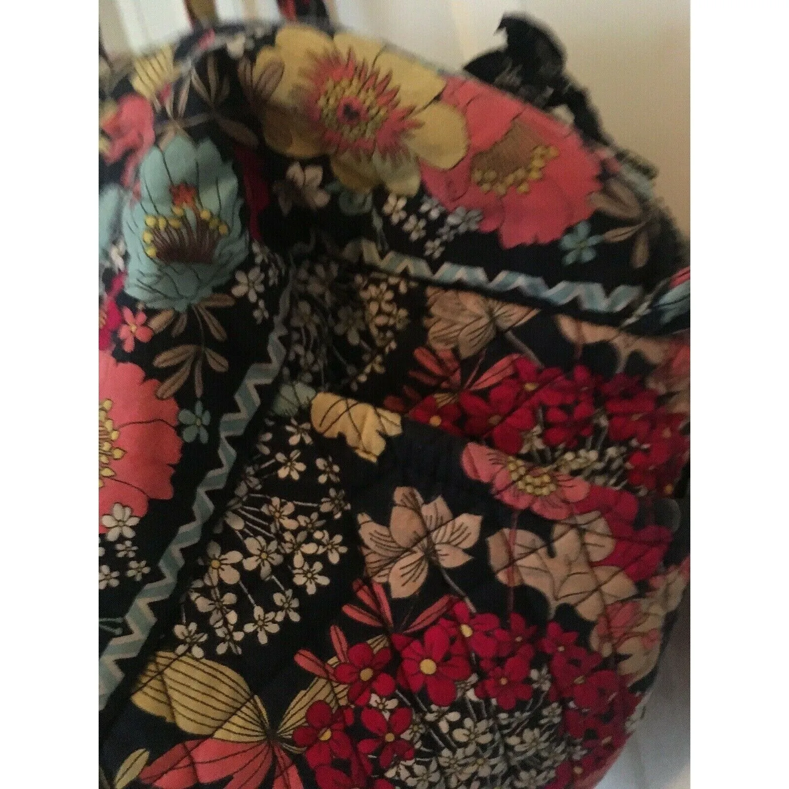 Vera Bradley Floral Print Large Duffle Iconic Bag Multicolor - Image 3