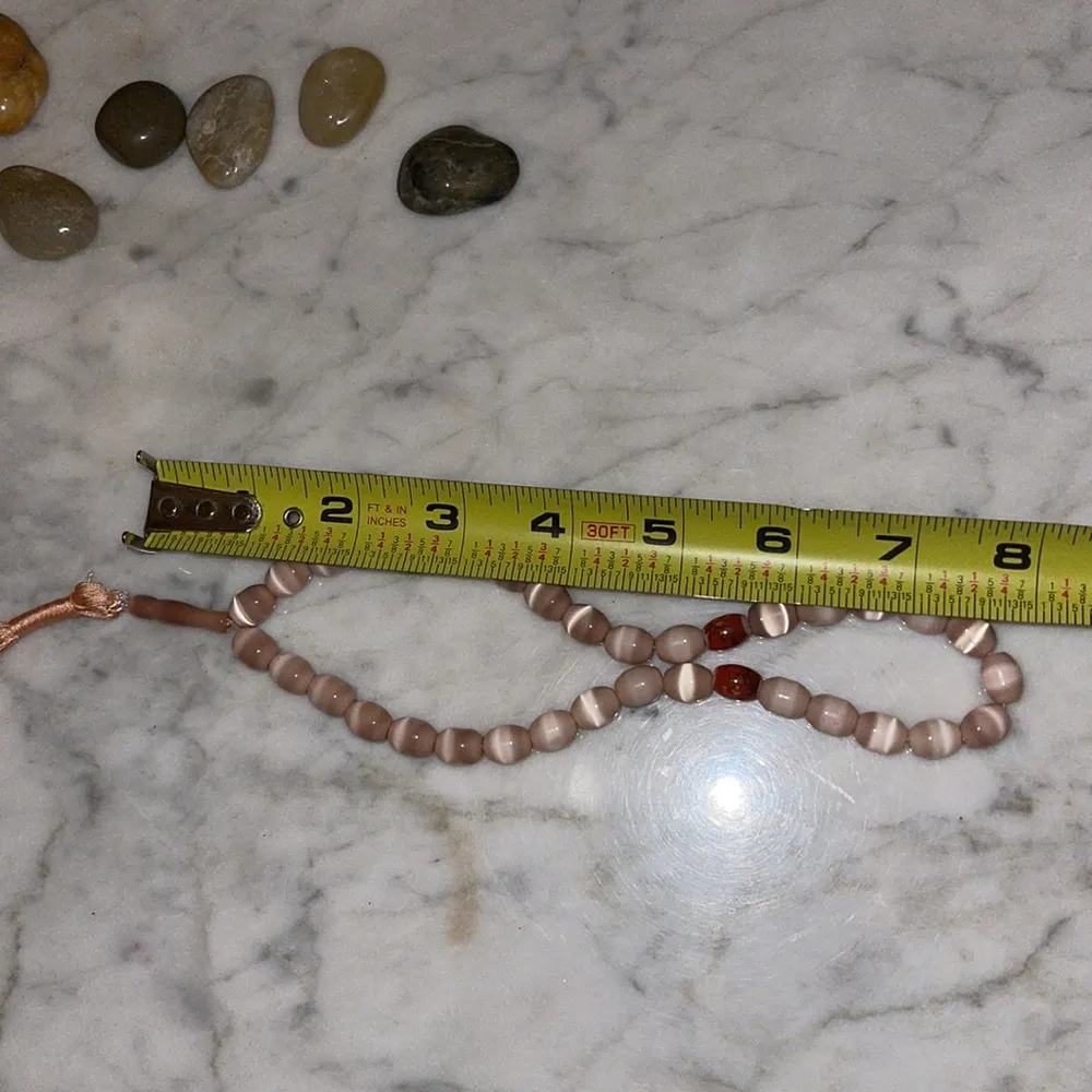 Genuine pink tiger eyes bracelet - Image 6