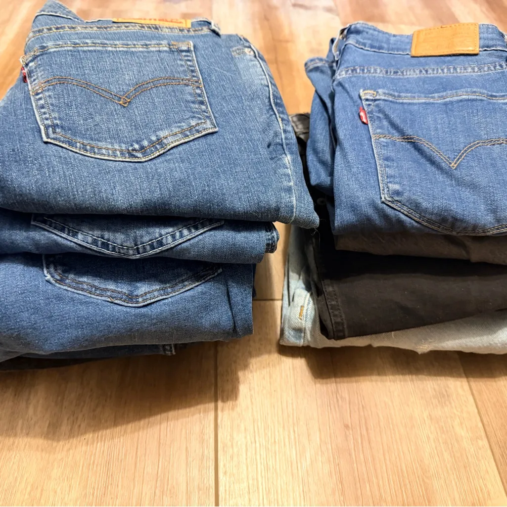 Pants Bundle Jeans Levi Madewell AE Pacsun Jordache women’s 26 27 29 0 and more - Image 3