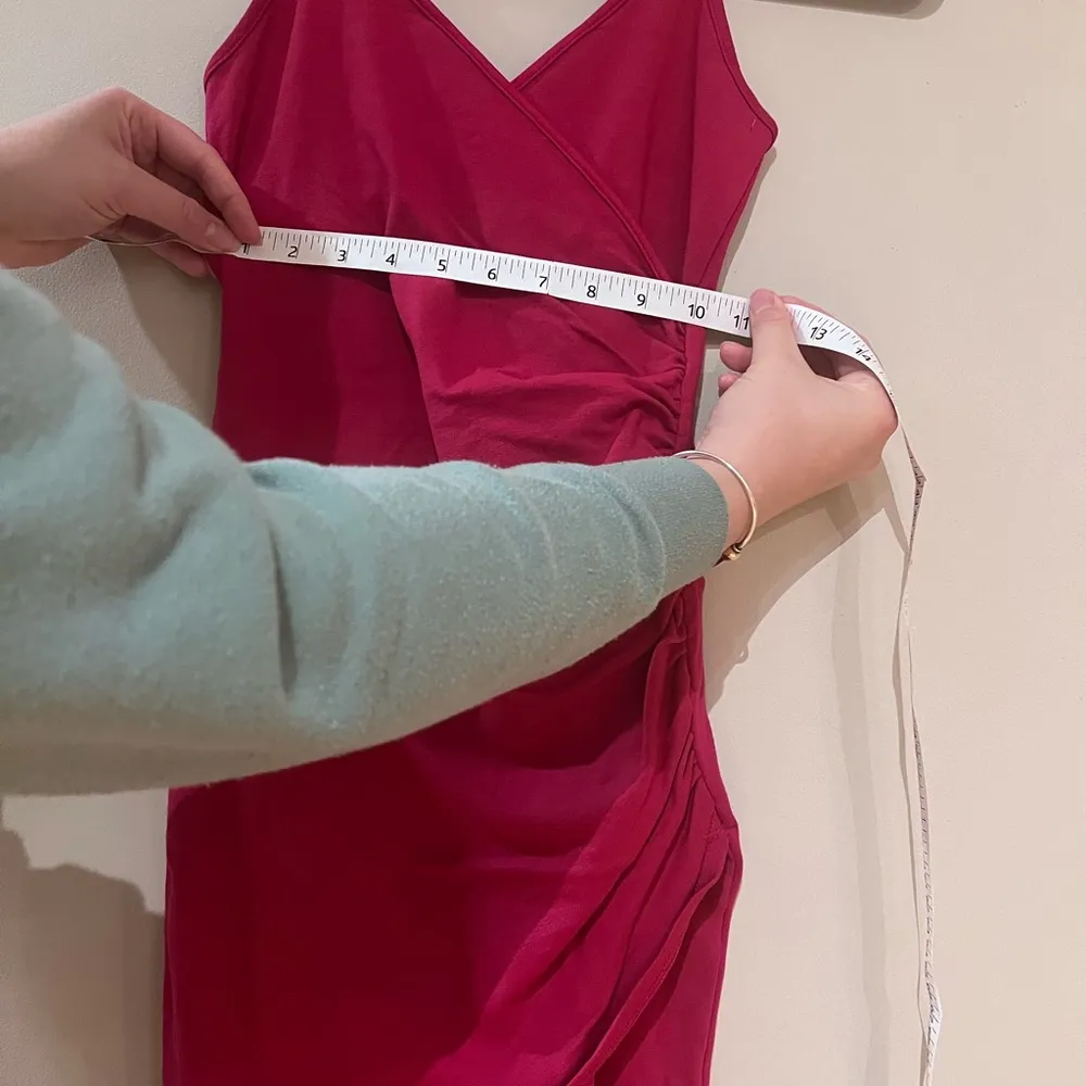 Pink Ruched Short Dress - Image 5