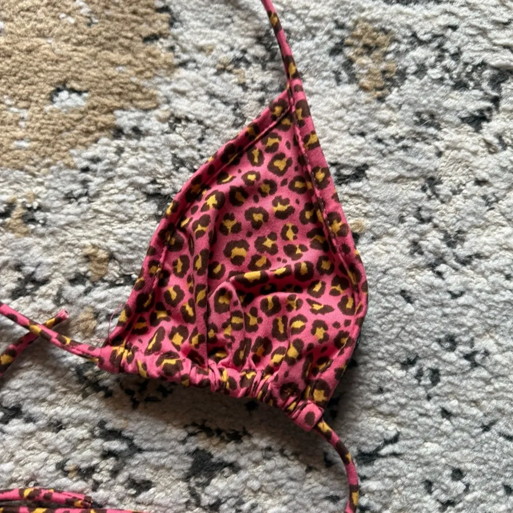 Leopard Print Halter Skirt Set Pink - Image 4