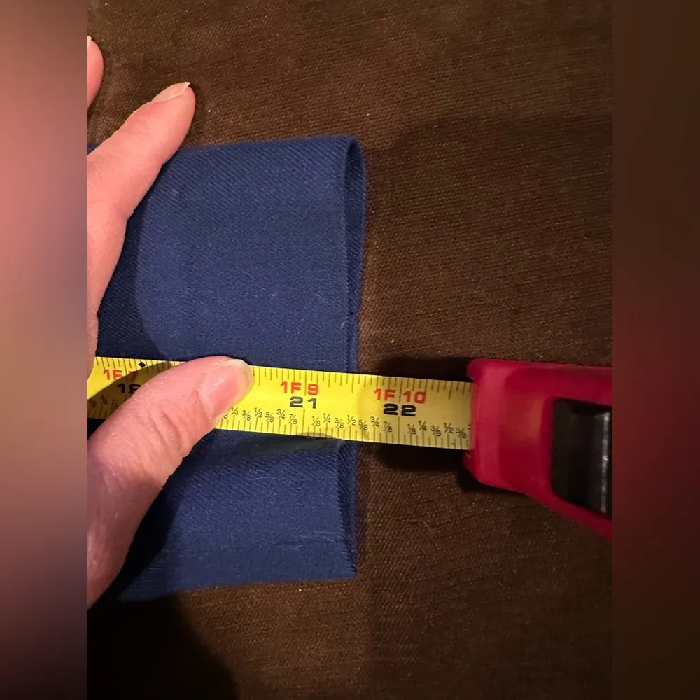 Blue Classic Vintage Jacket Gold Zipper 100% Wool SZ 10 Great Condition. - Image 10