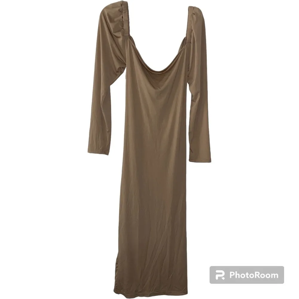 SHEIN bae solid wrap bodycon dress - Image 7