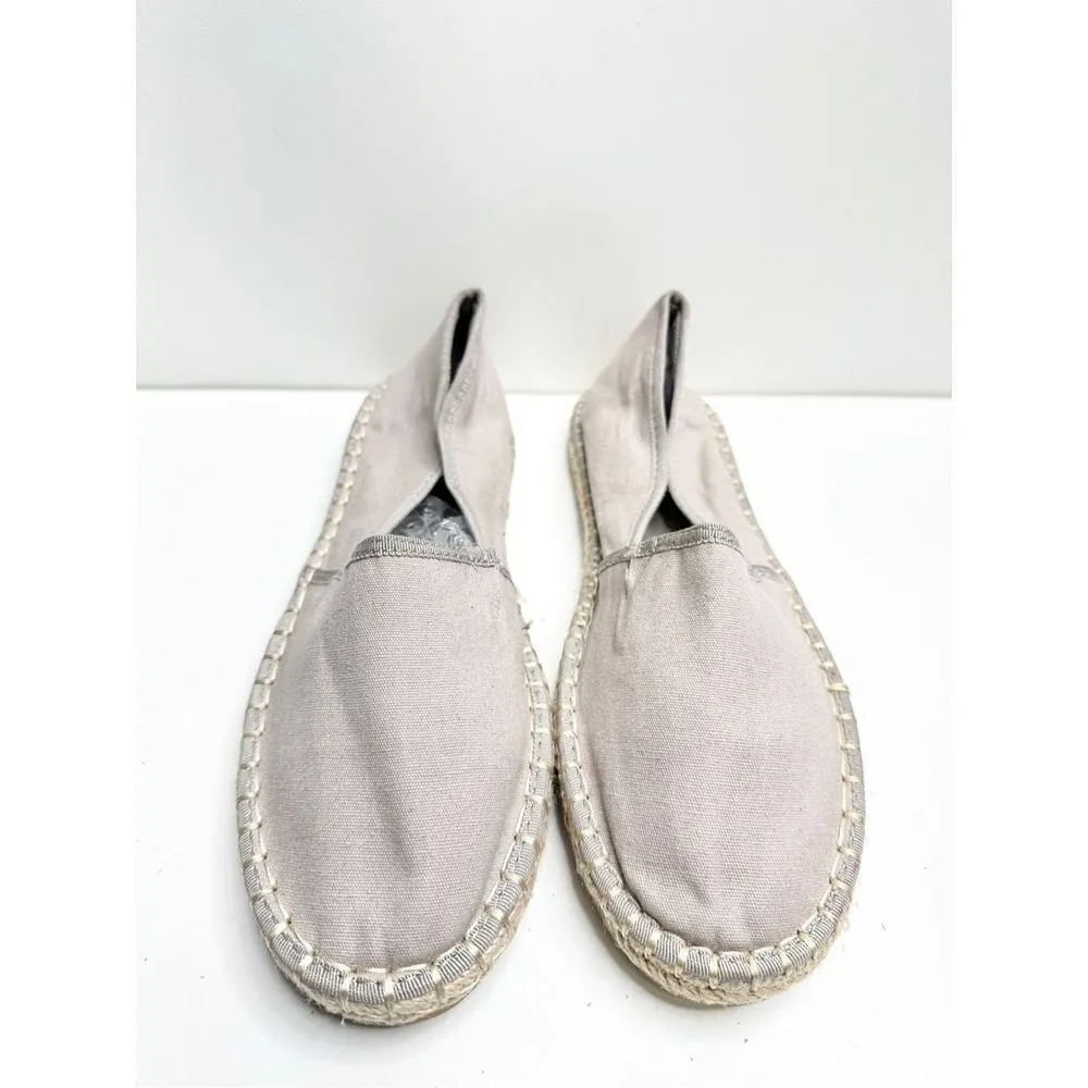 BP Espadrille Flats Womens Size 8 Gray Slip On Casual Shoes - Image 3