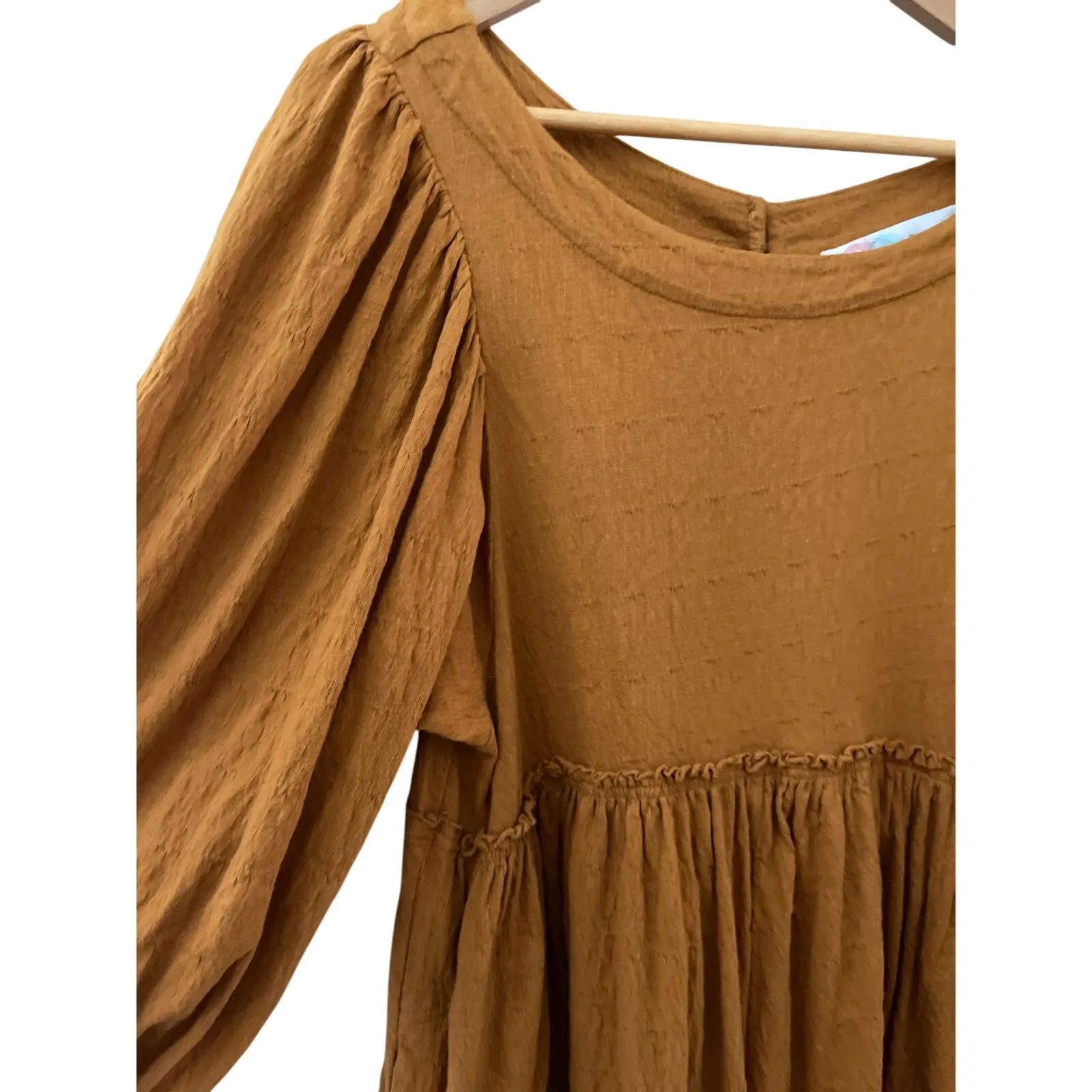 Free People  Beach Beyond Obsessed Boho Oversized Sleeves‎ Romper Size XS - Image 8