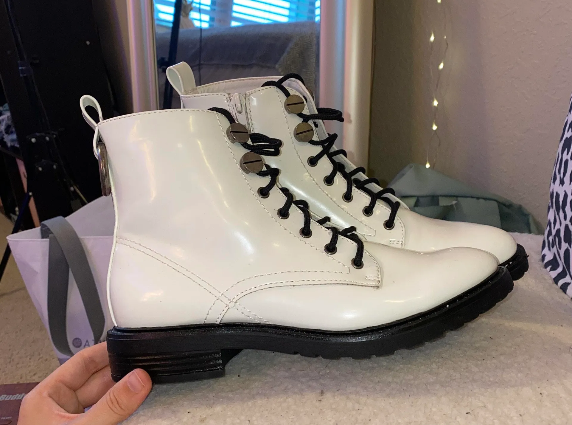 Rampage White Booties - Image 3