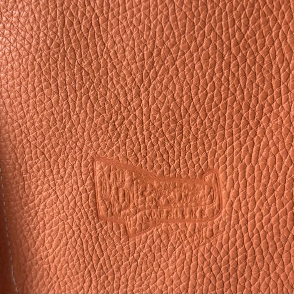 Dancing Cactus Designs Western Style Crossbody Purse Cowhide Leather Pink Fringe - Image 9