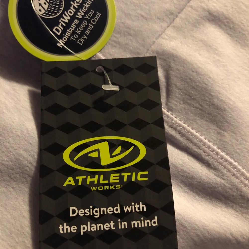 ATHLETIC WORKS Womens Leggings Size XL 16-18 Pale Lavender Soft Stretch NWOT - Image 6