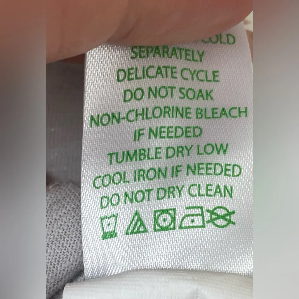 Lilly Pulitzer Womens Top 100% Pima Cotton V-Neck Tee Gray Short Sleeve S - Image 7