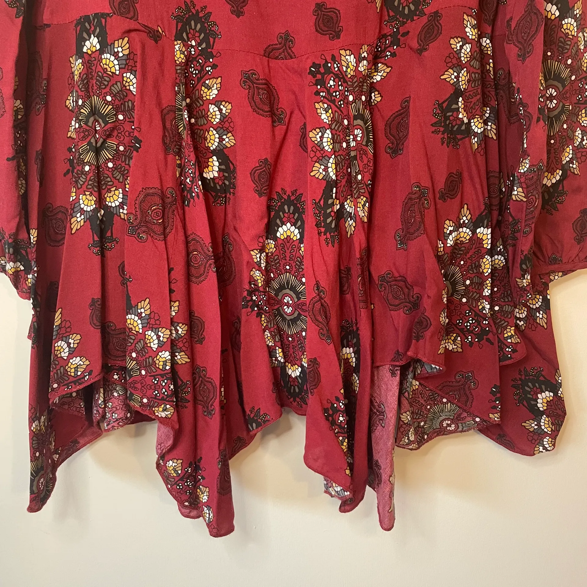 Entro Boho Print Long Sleeve Tunic - Image 4