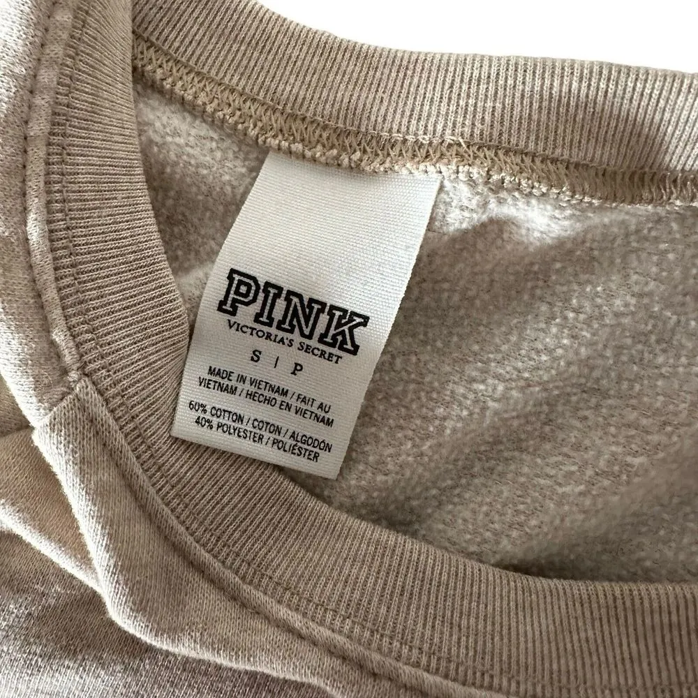 Victoria's Secret Studded Sweatshirt‎ Long Sleeve Size S Pullover Statement - Image 16