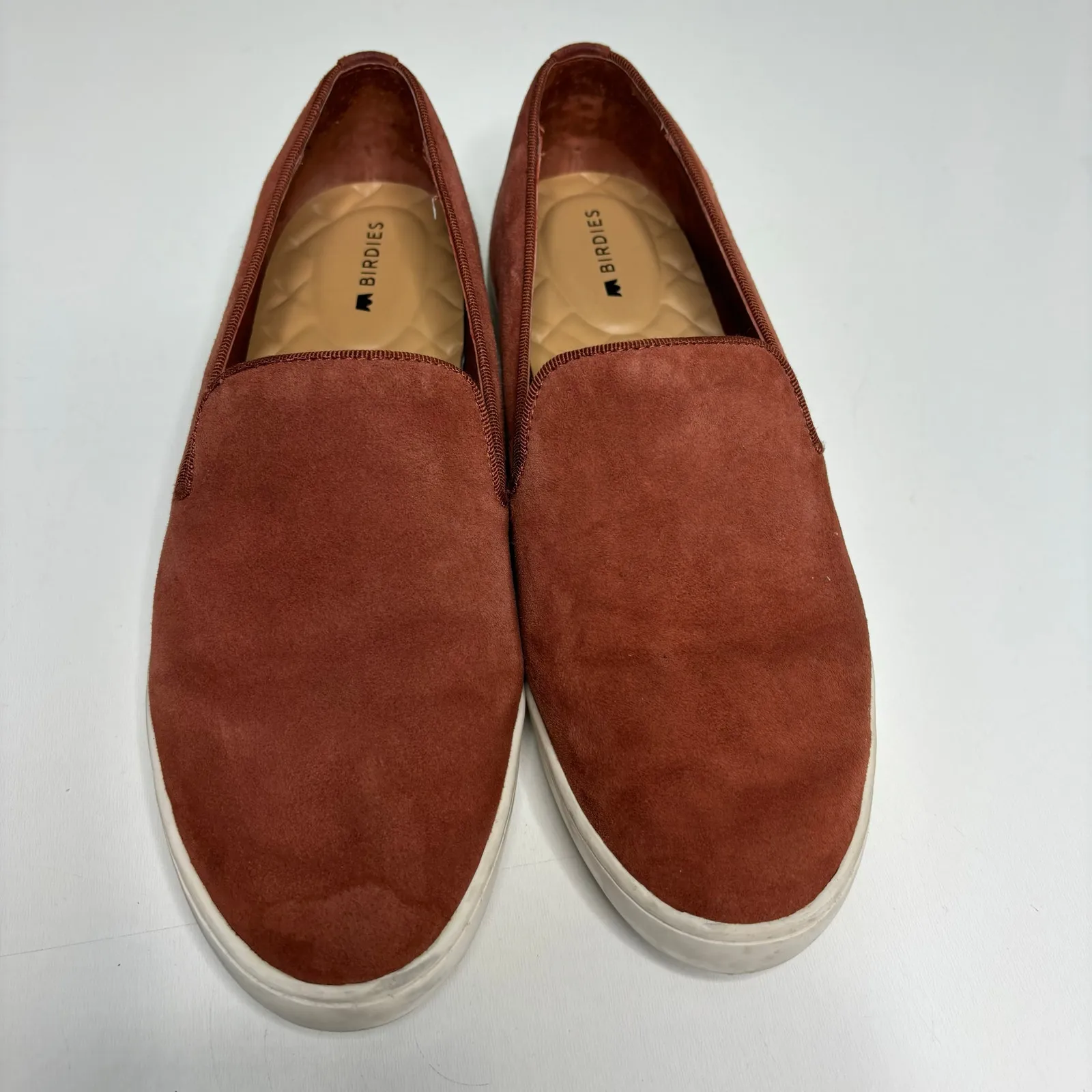 Birdies Swift Suede Slip On Sneaker Rust 5.5 - Image 8