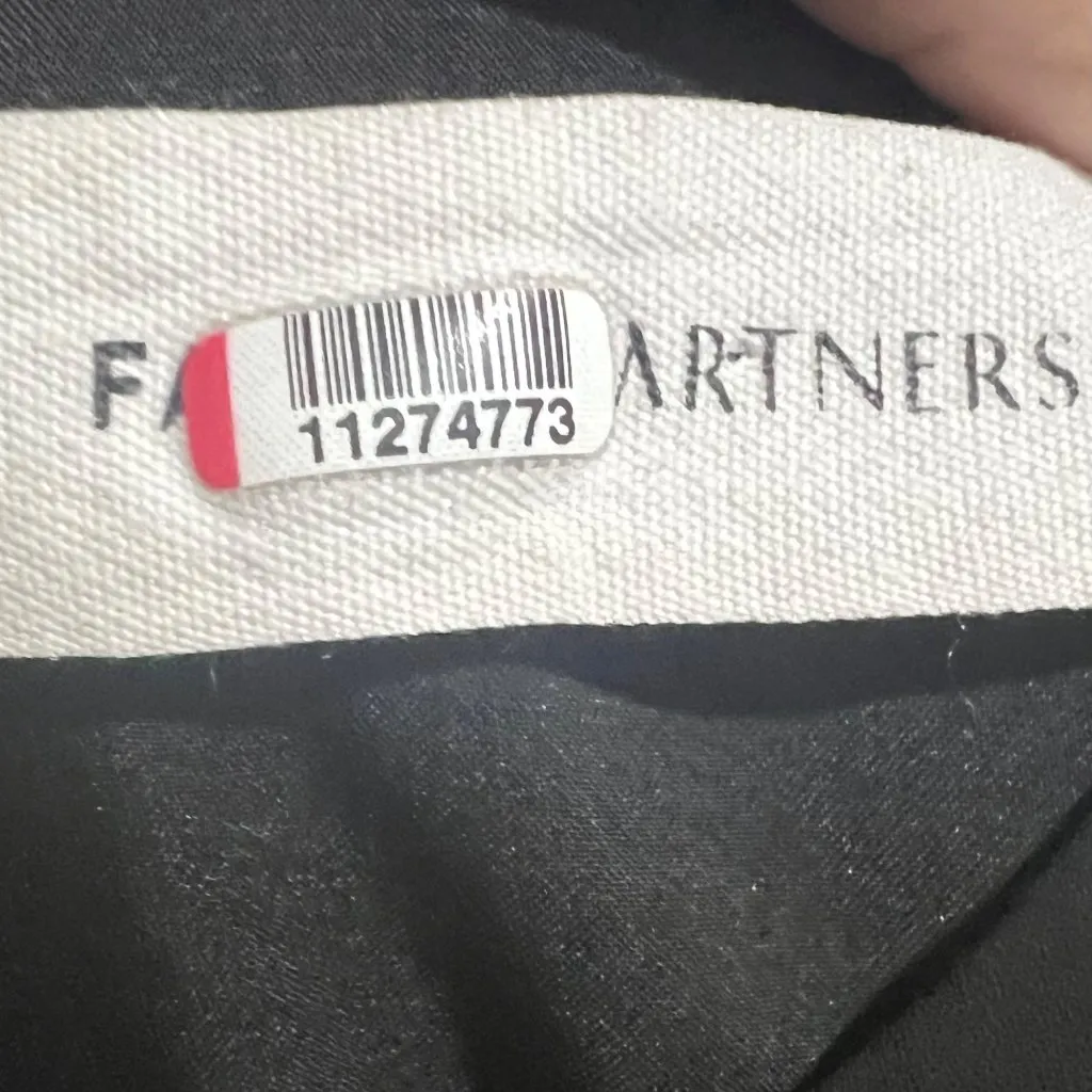 Fame & Partners The Spring Dress Sz 6 Cutout Chevron Lace Keyhole Column Maxi Black - Image 11