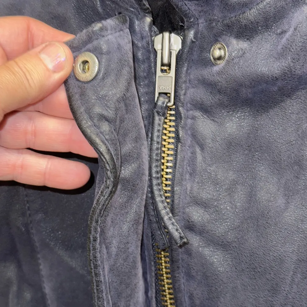 Free People Grey Blue Jacket Women's Size Small to Medium - Image 3