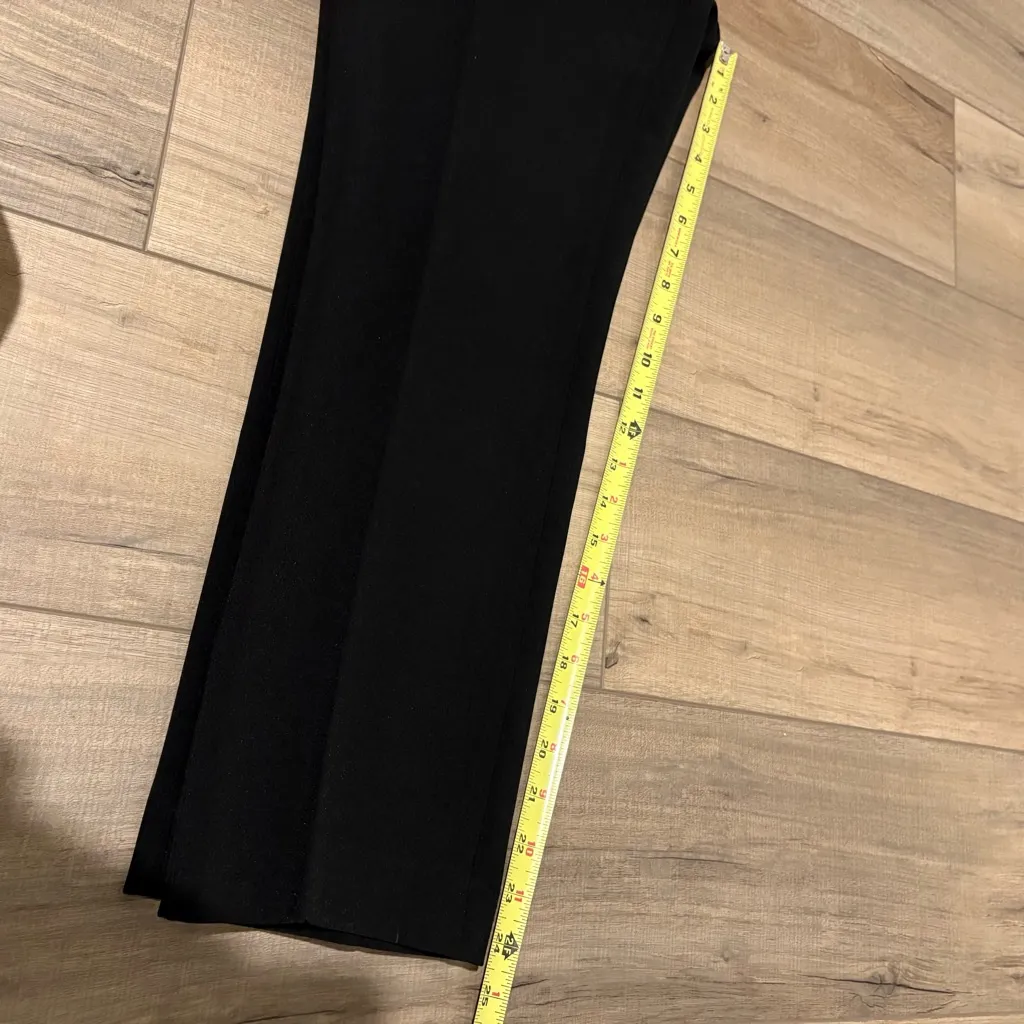 KATE SPADE NEW YORK Pants Side Zipper straight Dress Slacks Women's black size 4 - Image 10