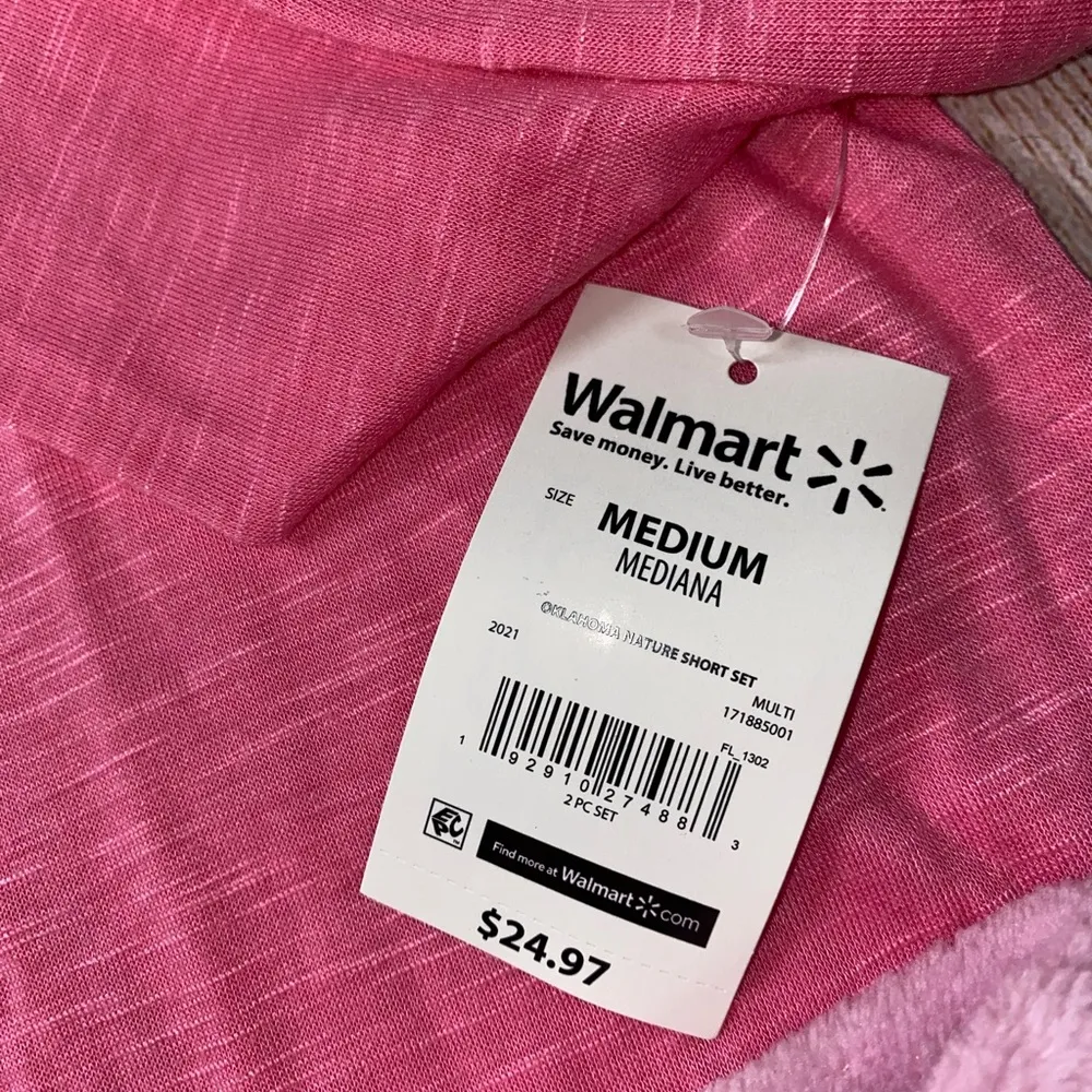 Women’s 2 piece pajama set Pink Size M - Image 5