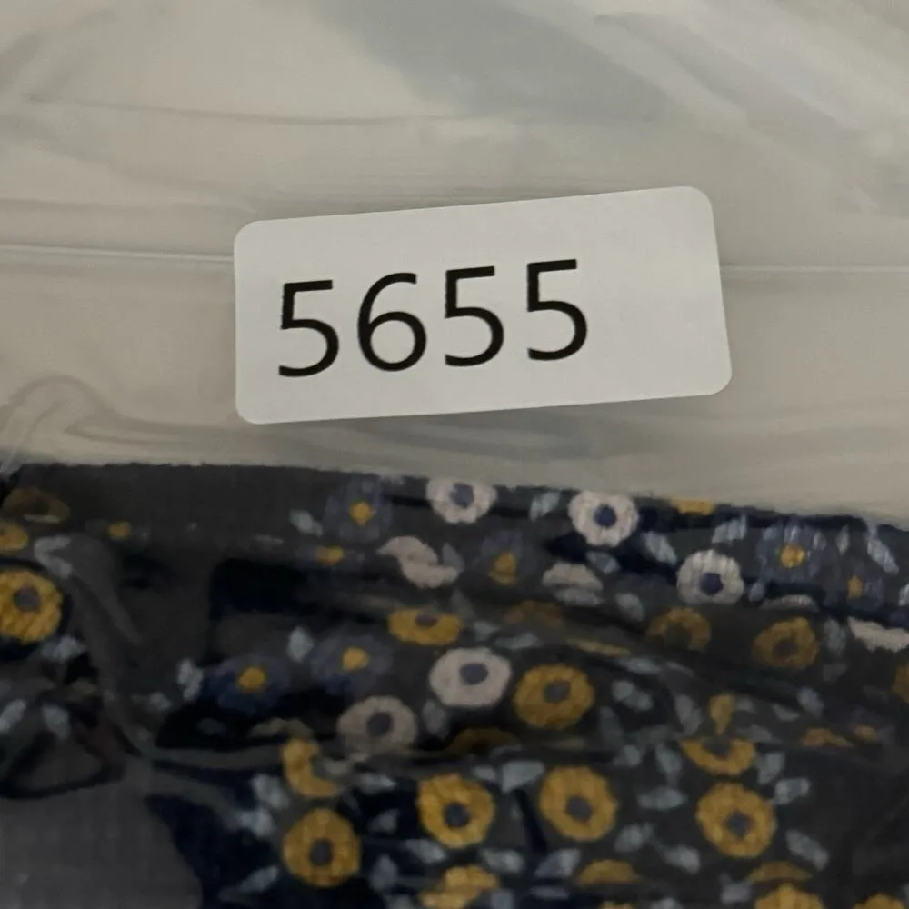 Boden Dress Women 6 Petite Blue Yellow Geometric Martha Sheath Dress Retro Style Size 6P - Image 10