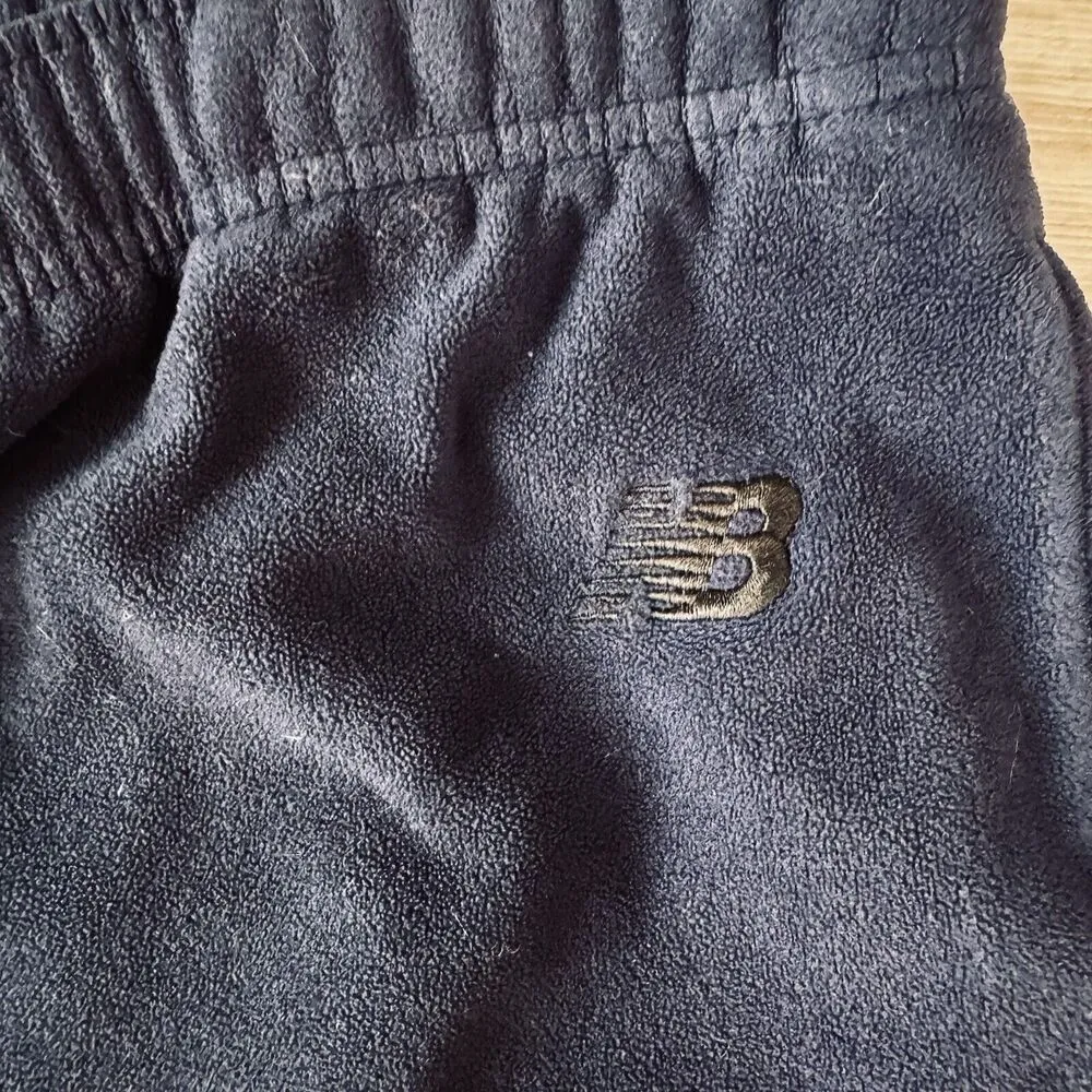 Vintage Women's New Balance Fleece Navy Athletic Pants Size M, L-38.5" *** - Image 4