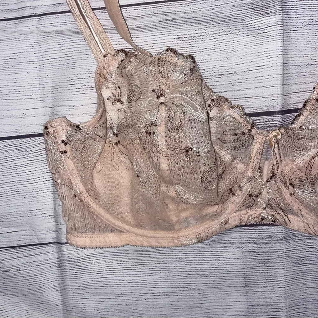 Paramour Ellie Unlined Demi Bra Tan Size undefined - Image 4