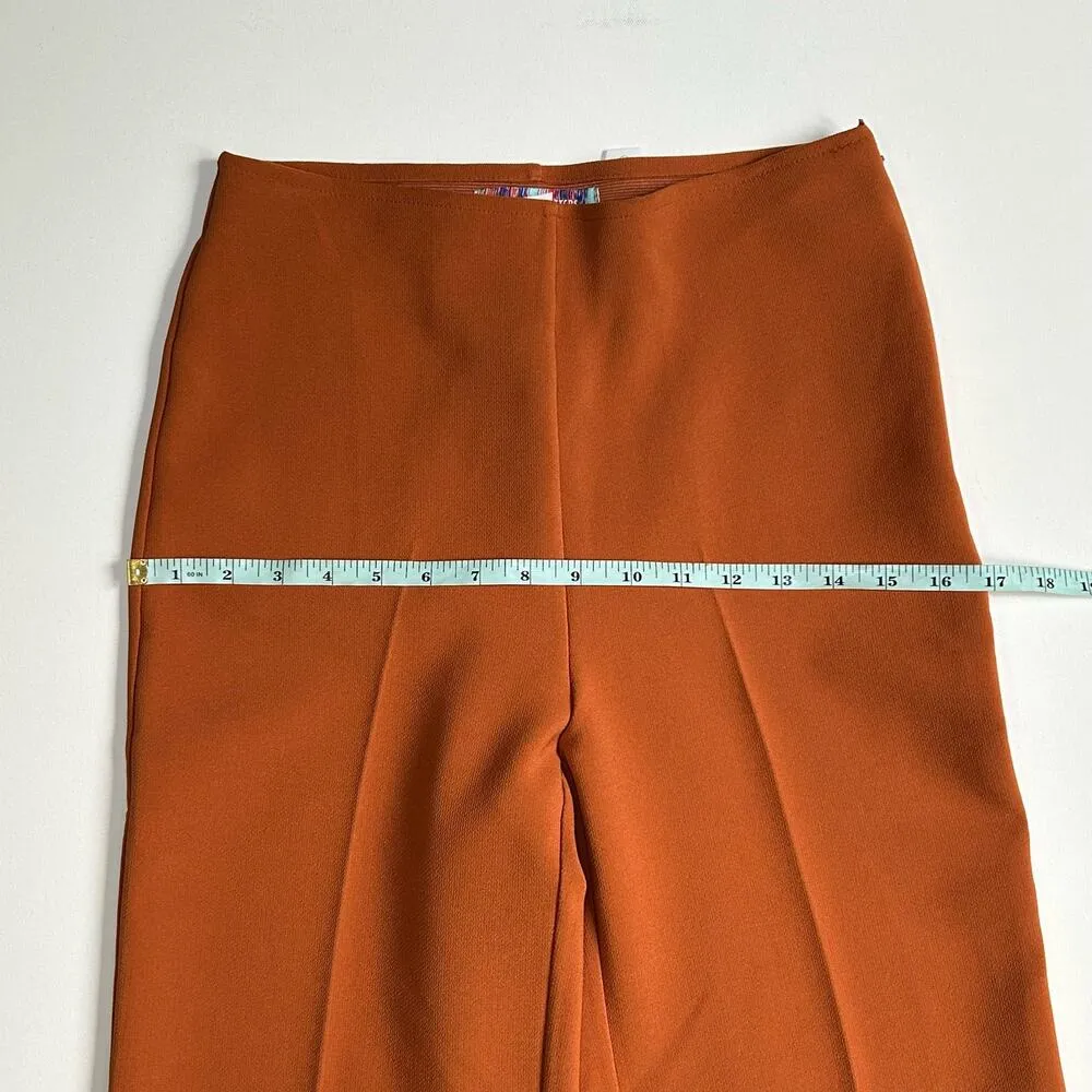 Urban Outfitters Naya Bell Bottom Flare Trouser Pants Burnt Orange NWT 4 Hippie - Image 11