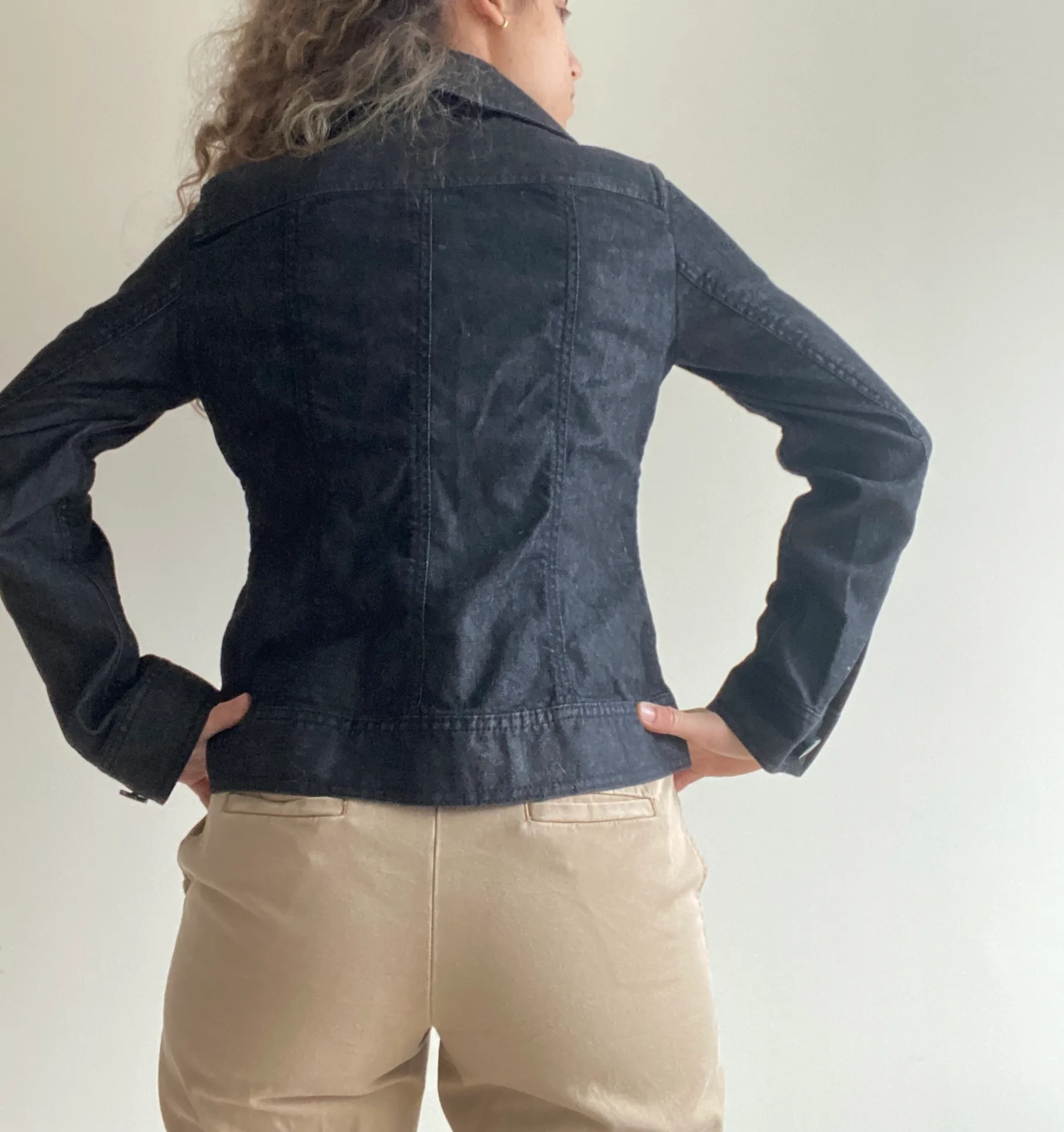 Black Denim Jacket NWT - Image 4