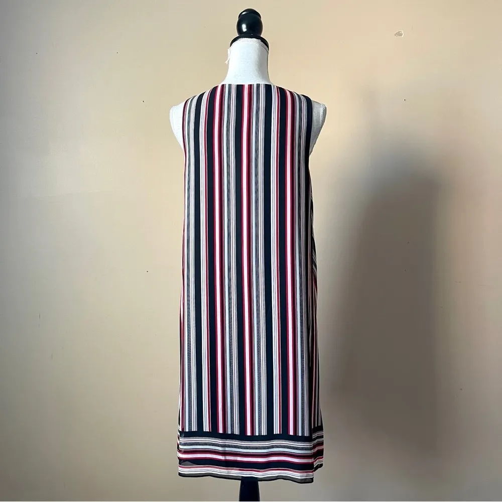 MAX STUDIO | Striped Sleeveless A-line Dress Sz S - Image 3