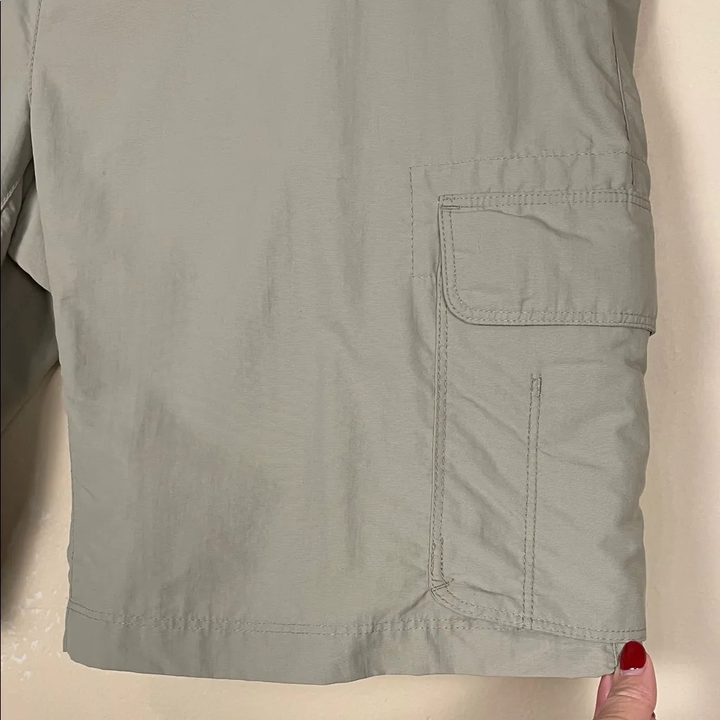 REI Women’s Beige Outdoor Camping Hiking Summer Cargo Shorts Tan Size 12 - Image 5