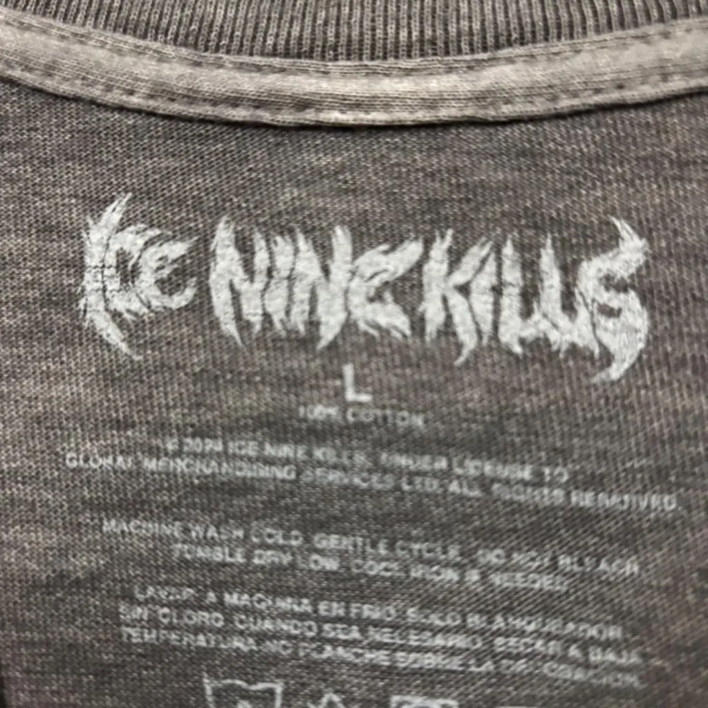Ice Nine Kills “Silence: This Dance Never Ends” Heavy Metal Band T-Shirt Size Large  - Image 4